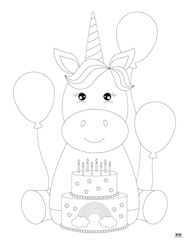 Printable-Unicorn-Birthday-Coloring-Page-2