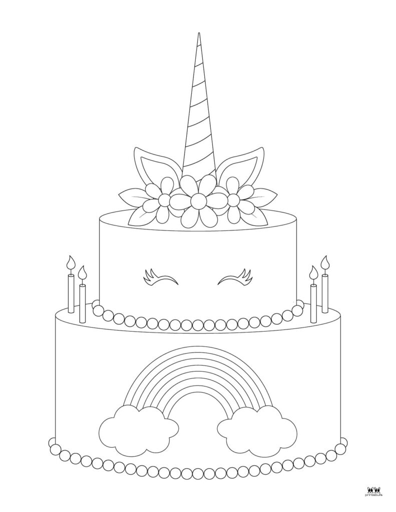 Printable-Unicorn-Cake-Coloring-Page-3