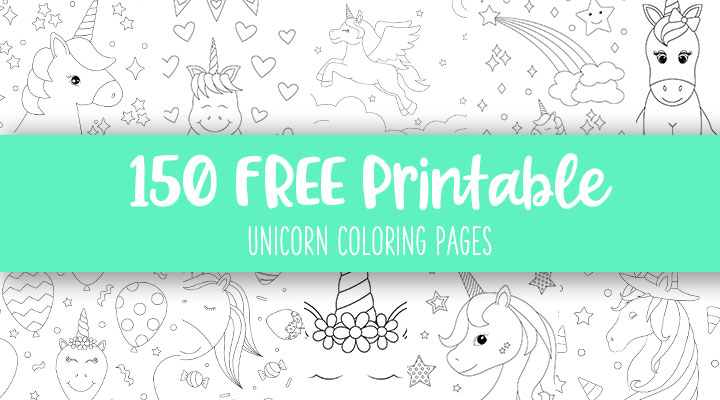 Unicorn Dot Marker Coloring Pages: Printable PDF Coloring Activity Pages  for Kids, Unicorn Dot Coloring Pages, Unicorn Do a Dot Painting 