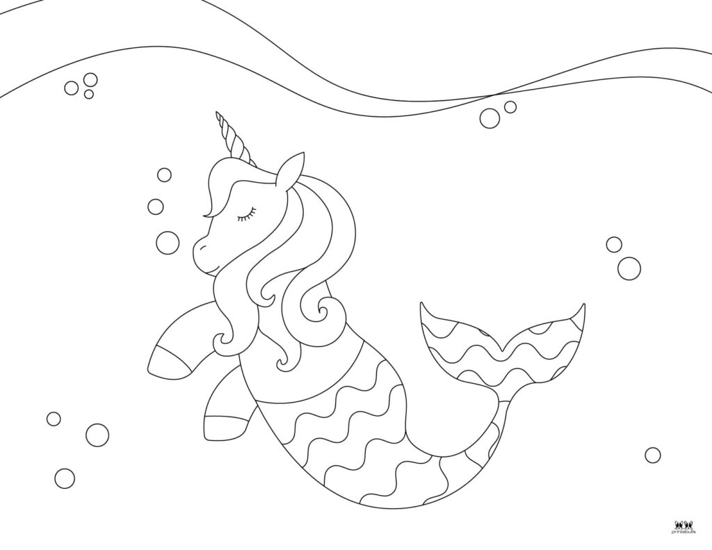 Printable-Unicorn-Mermaid-Coloring-Page-1