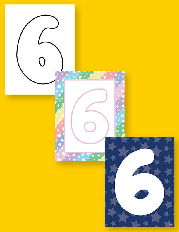 Printable-Bubble-Numbers-6