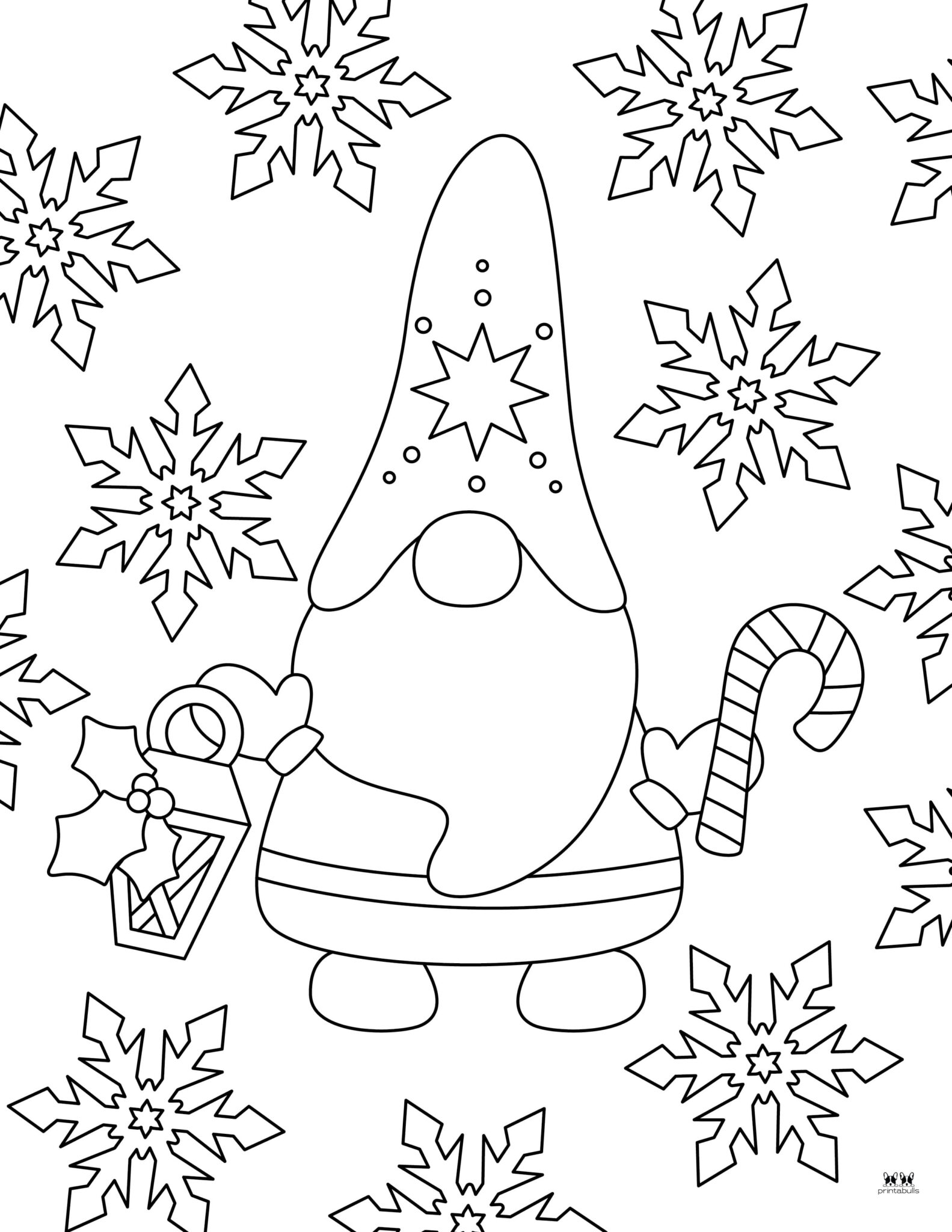 Christmas Gnome Coloring Pages 25 FREE Pages Printabulls