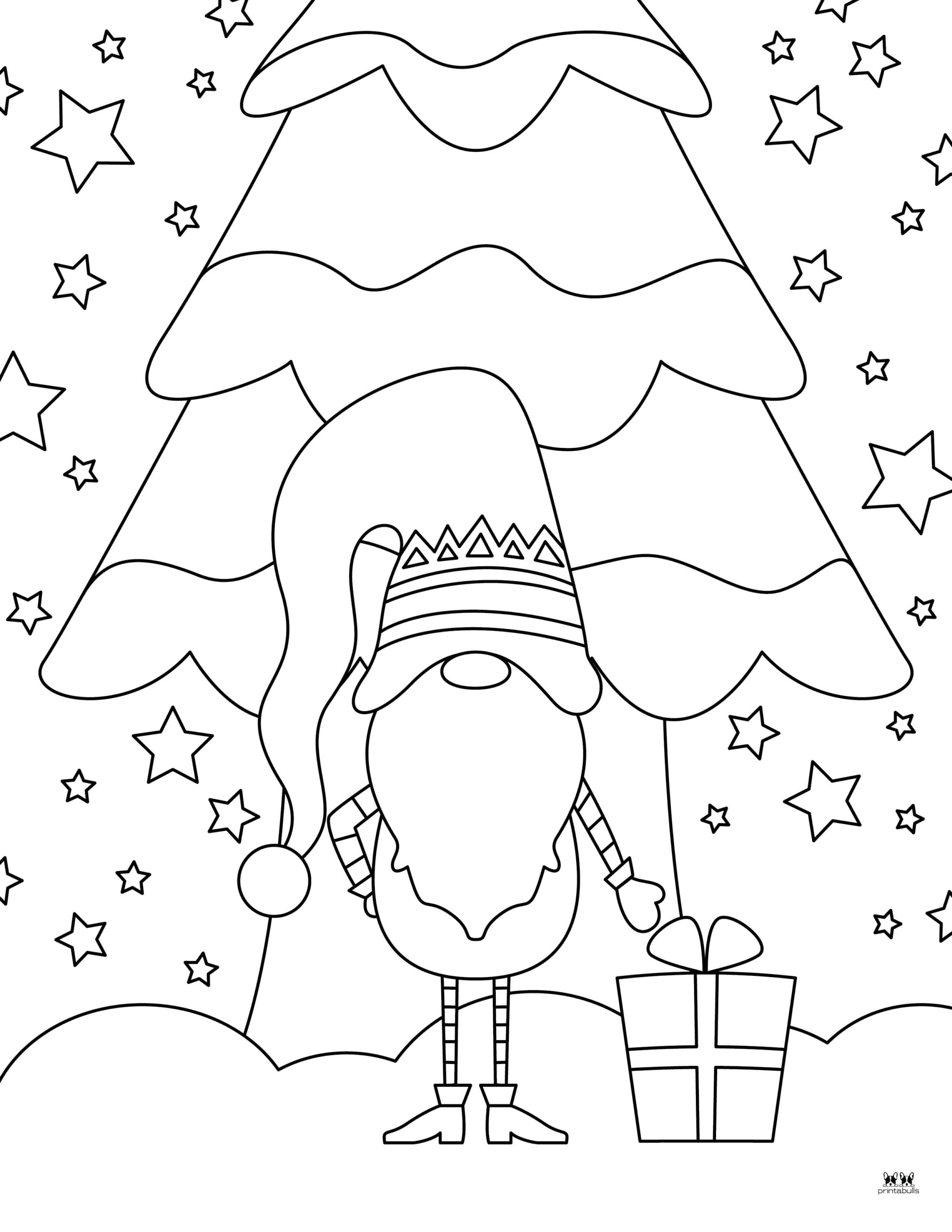 Christmas Gnome Coloring Pages 25 FREE Pages Printabulls