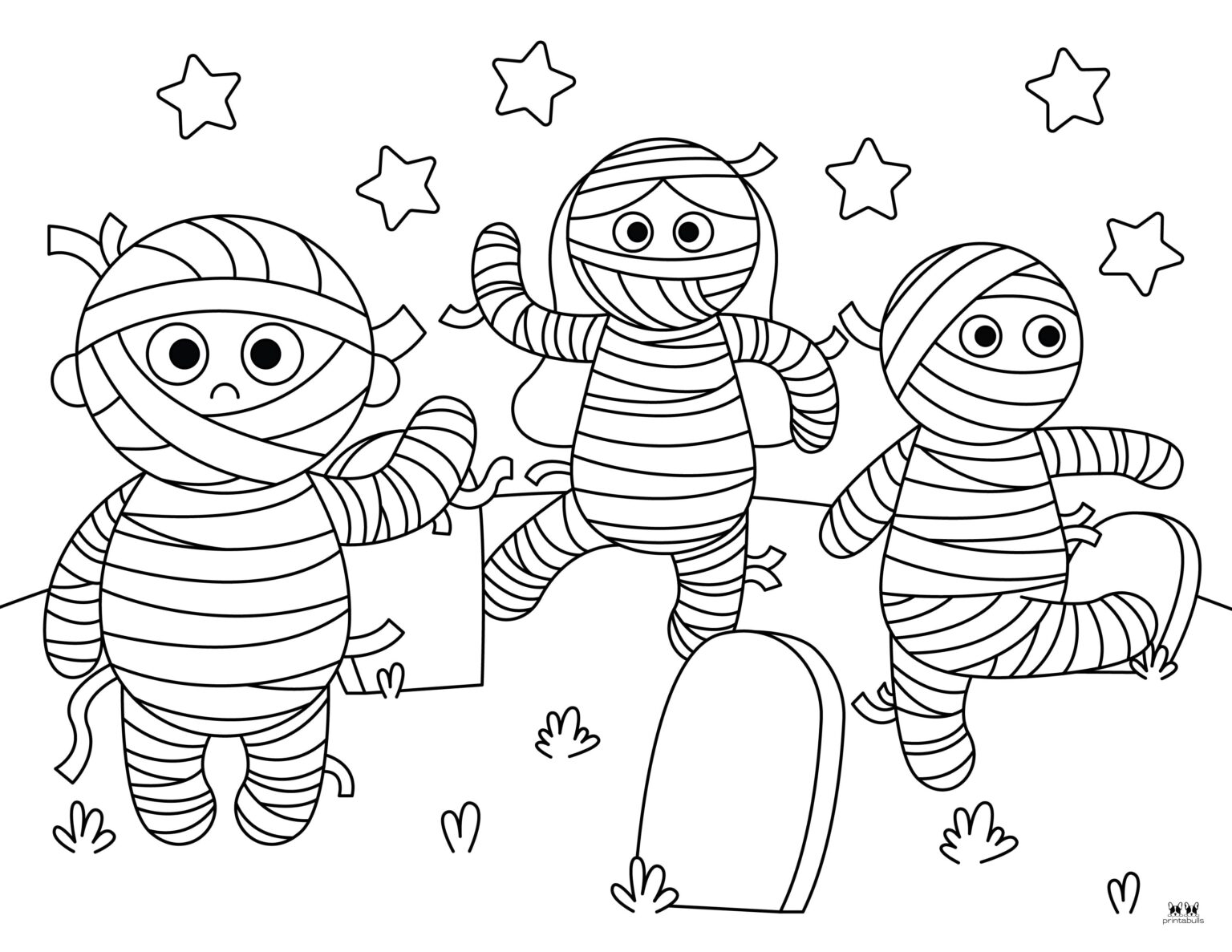 Mummy Coloring Pages & Templates - 25 FREE Pages | Printabulls