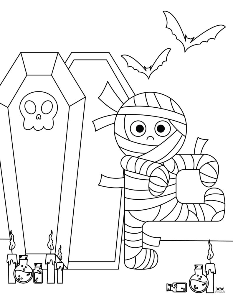 Printable-Mummy-Coloring-Page-2