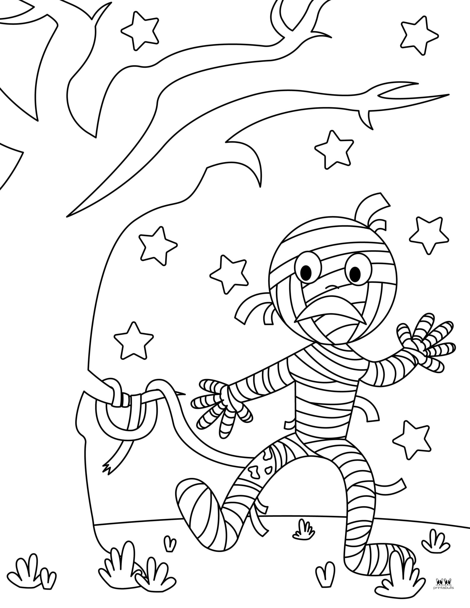 Mummy Coloring Pages & Templates - 25 FREE Pages | Printabulls