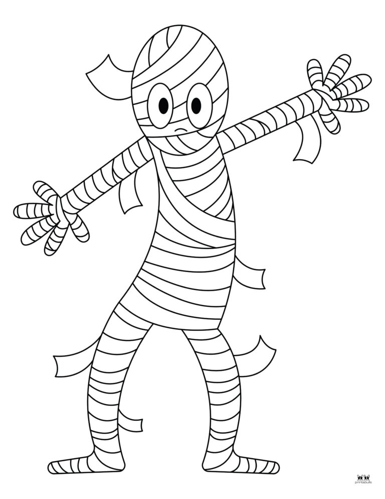 Mummy Coloring Pages & Templates 25 FREE Pages Printabulls