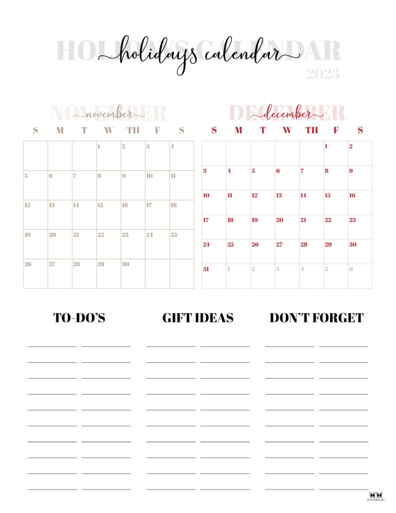 Printable-November-December-2023-Calendars-Additions-5