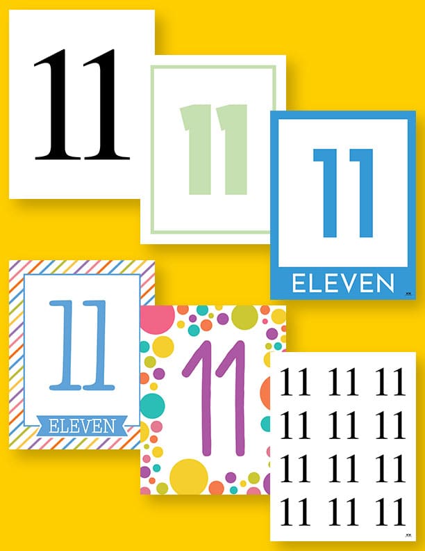 Printable-Number-11