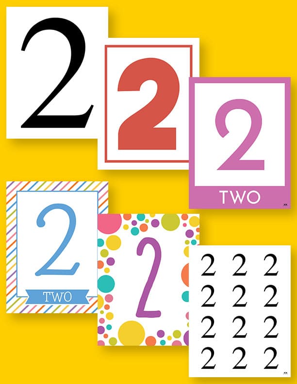 Printable-Number-2