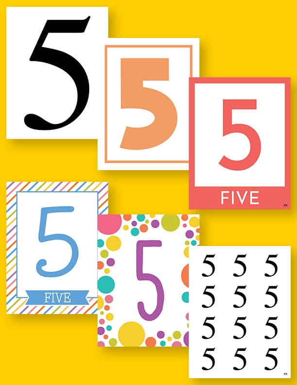 Printable-Number-5