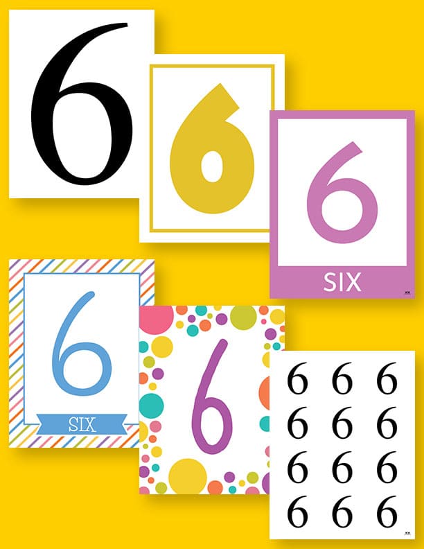 Printable-Number-6