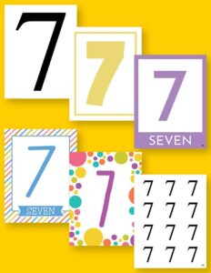 Printable Numbers - 58 FREE Printables | Printabulls