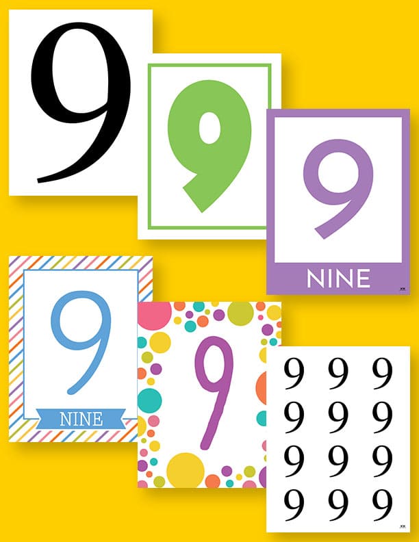 Printable-Number-9