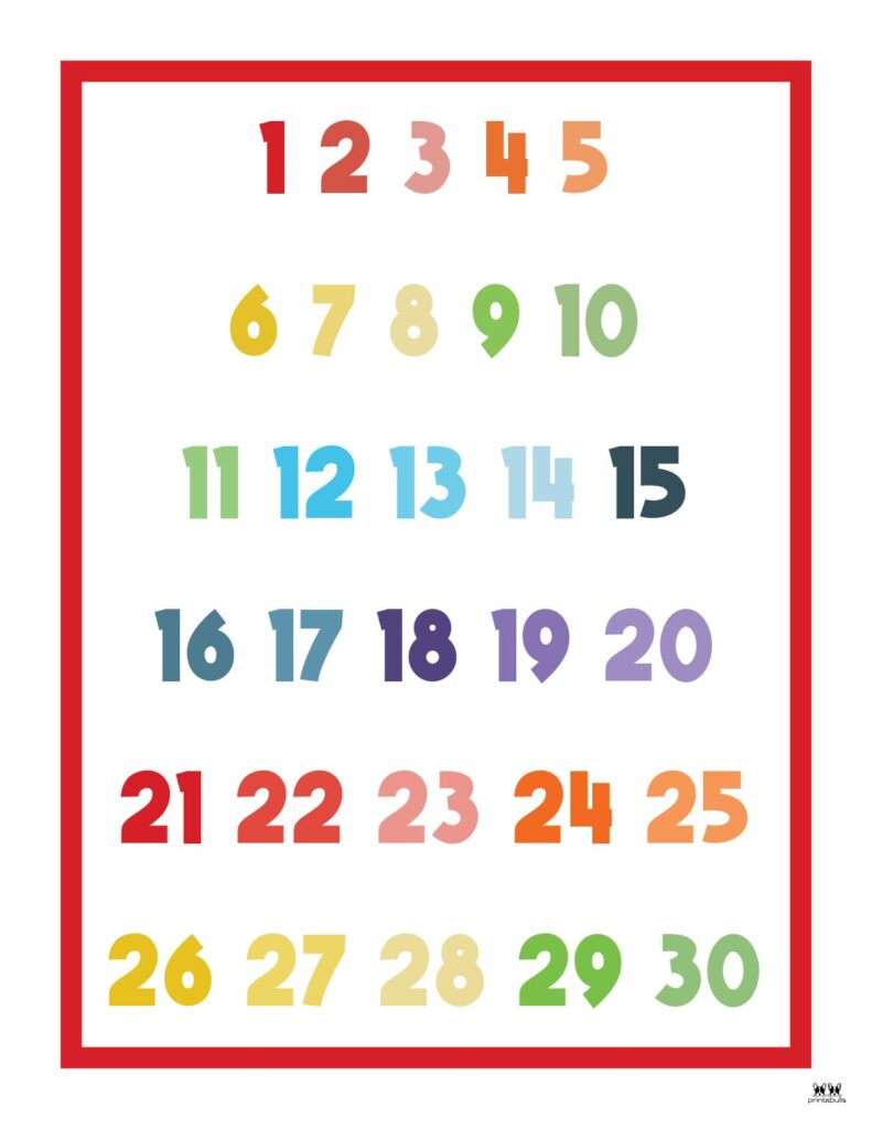 Printable-Numbers-1-30-Single-Page-Design-2