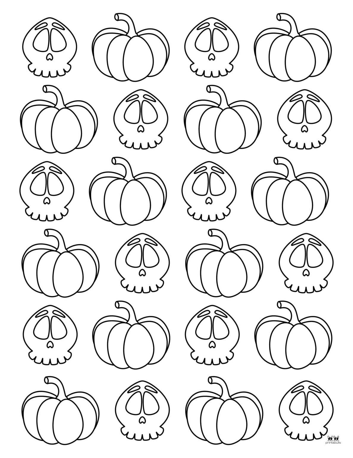 Skeleton Coloring Pages - 25 FREE Pages | Printabulls