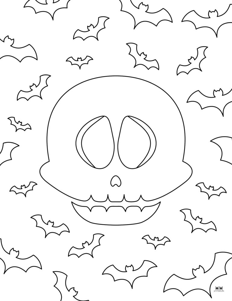 Skeleton Coloring Pages - 25 FREE Pages | Printabulls