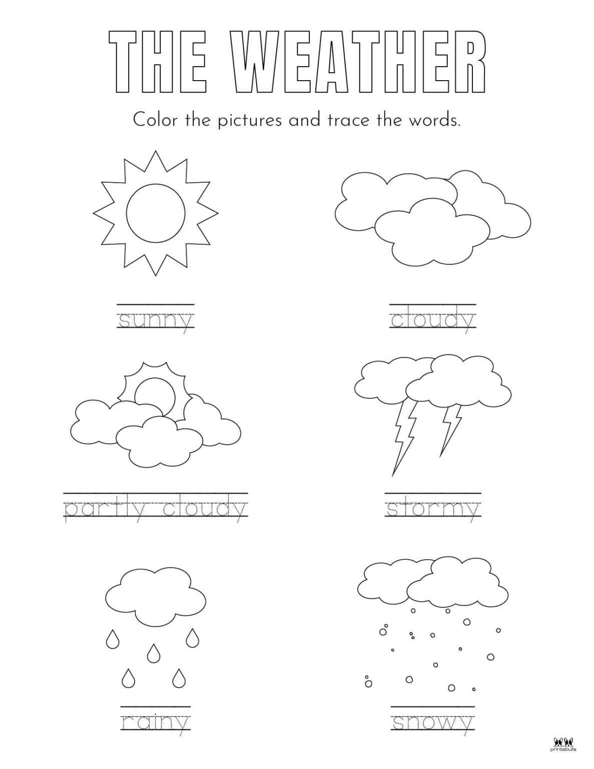 Weather Worksheets & Printables - 50 FREE Pages | Printabulls