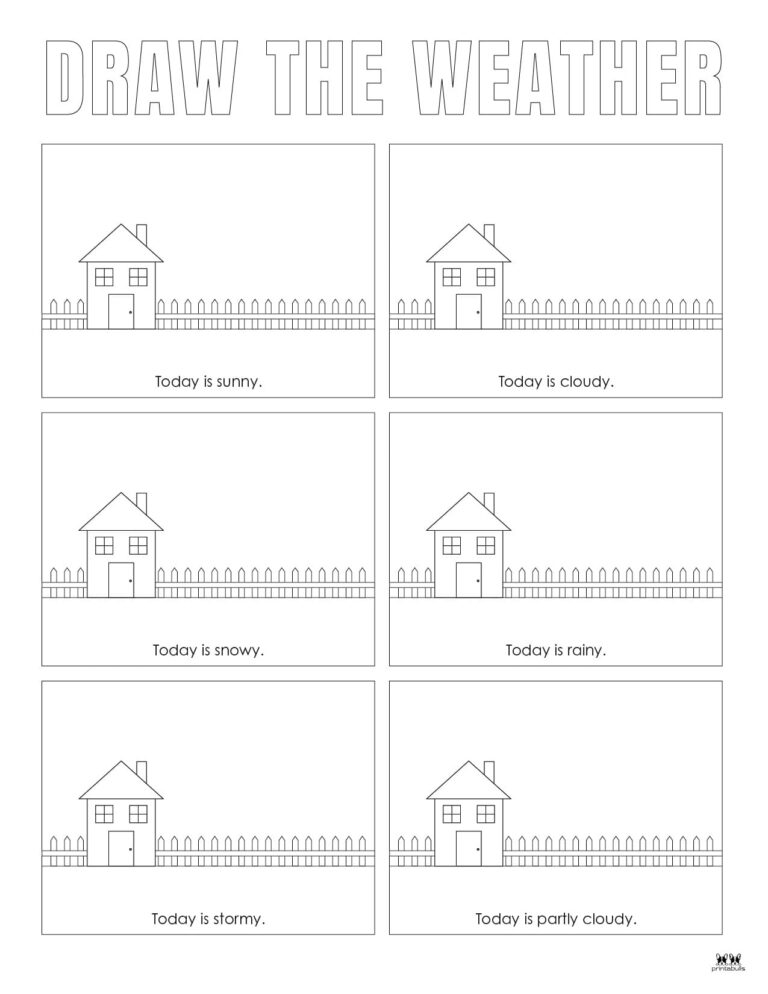 Weather Worksheets amp Printables - Printable Weather Worksheet 8 768x994