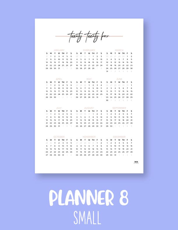 Printable-Yearly-Calendar-Planner-Pages-8-Small-Size-2024