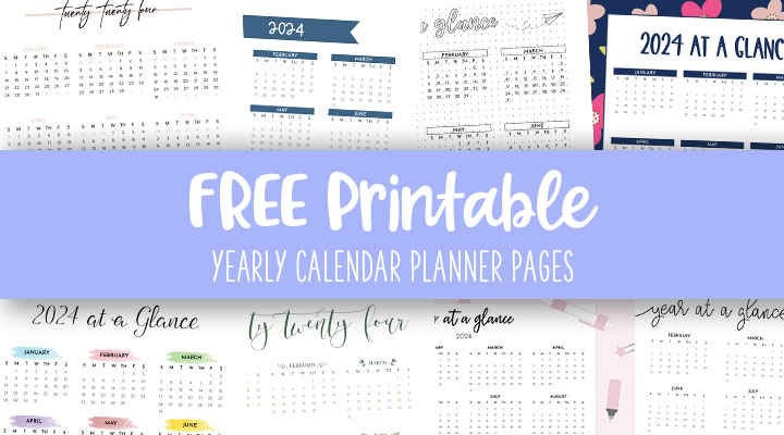 Annual planner 2024 Free Template