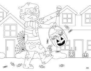 Zombie Coloring Pages - 25 FREE Pages | Printabulls