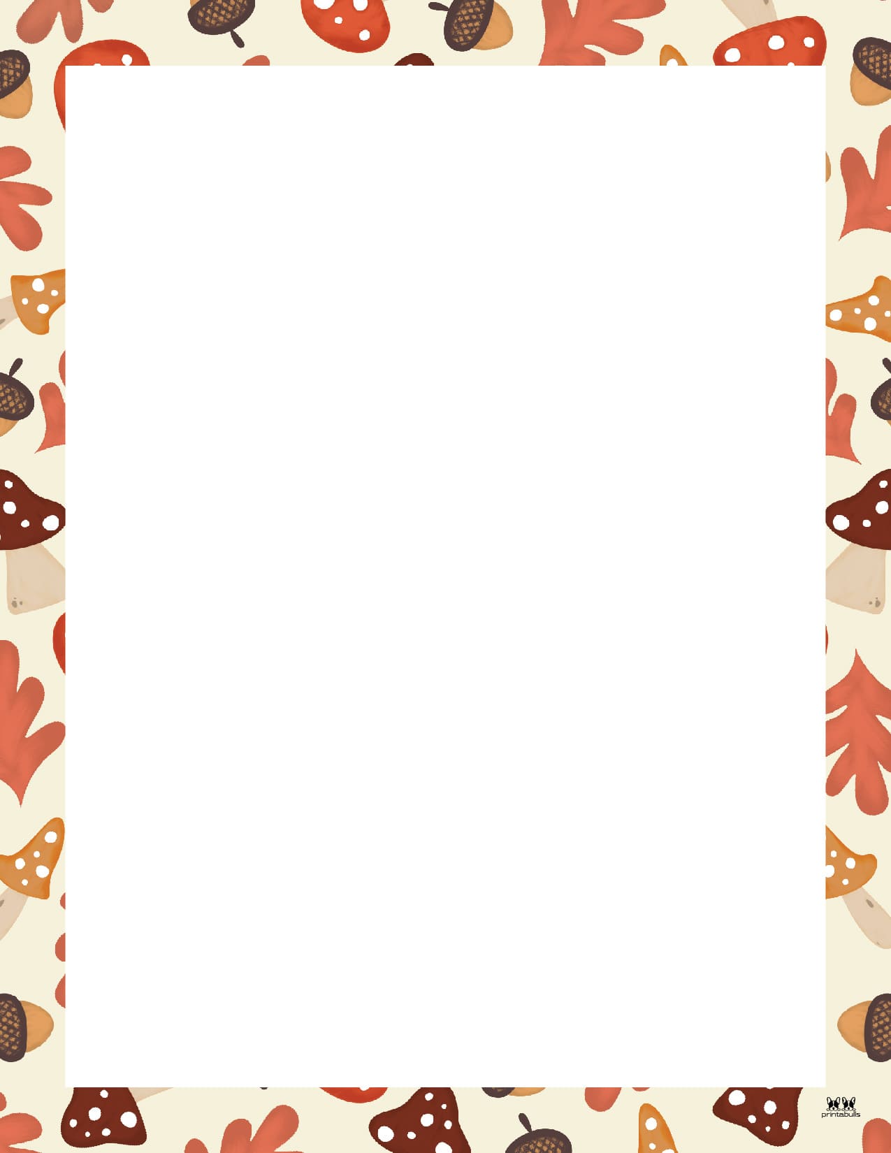 Fall Borders - 20 FREE Page Borders - PrintaBulk