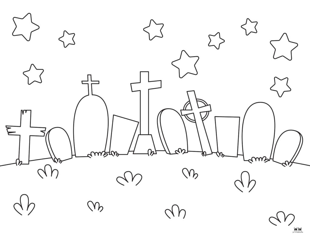 Printable-Graveyard-Coloring-Page-10