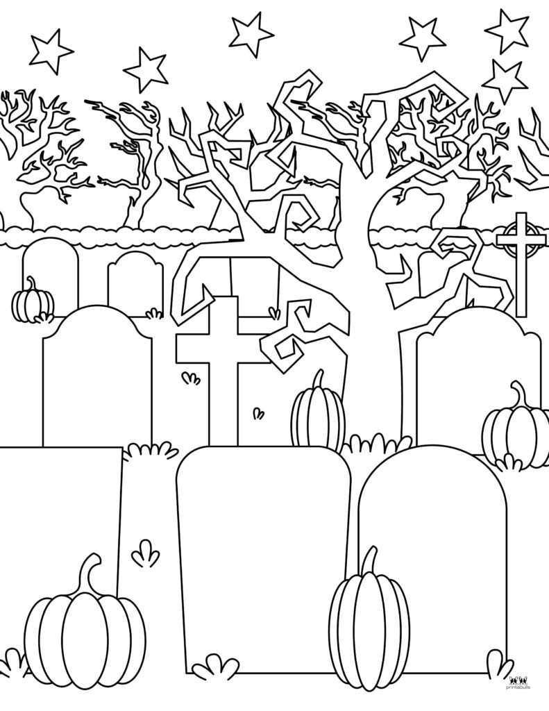 Printable-Graveyard-Coloring-Page-13