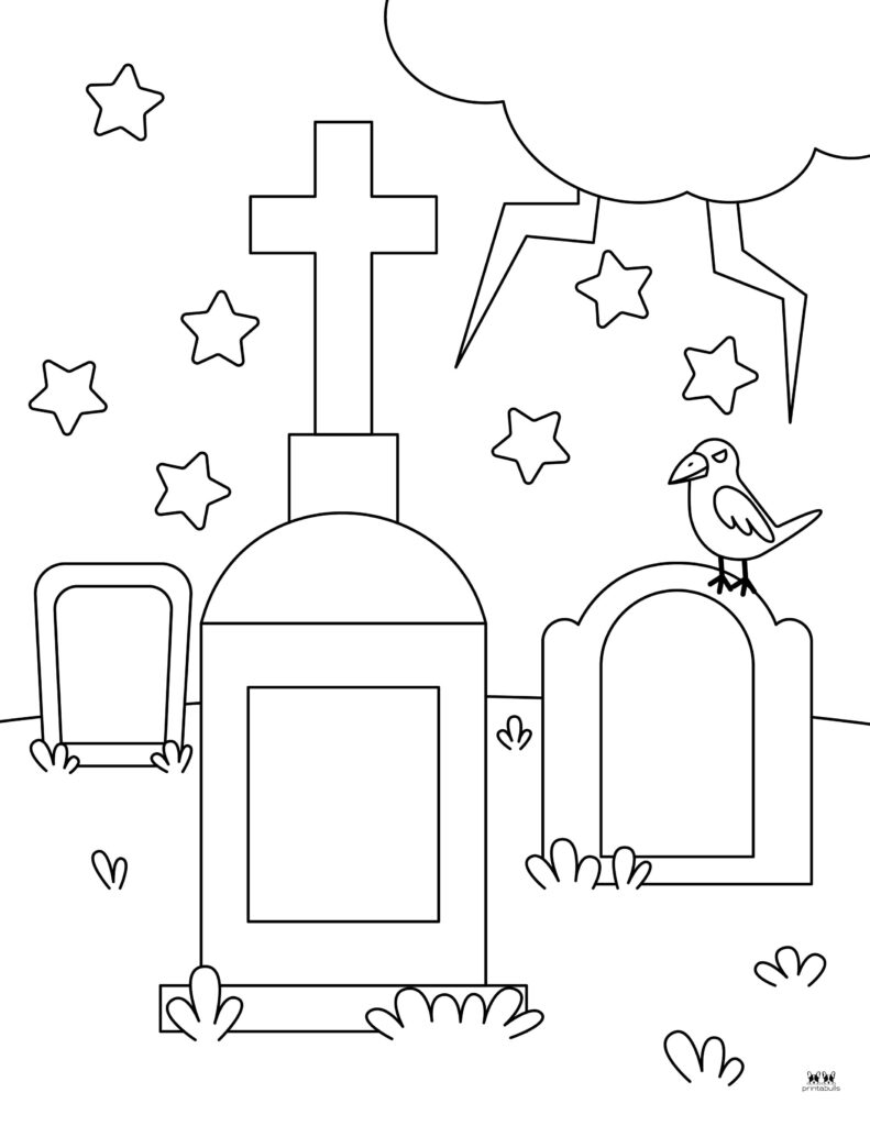 Printable-Graveyard-Coloring-Page-16