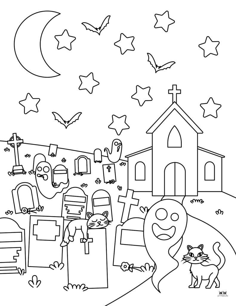 Printable-Graveyard-Coloring-Page-21