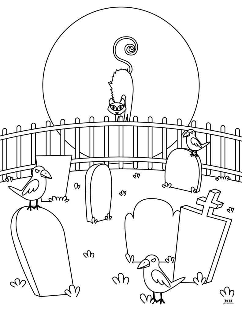 Printable-Graveyard-Coloring-Page-25