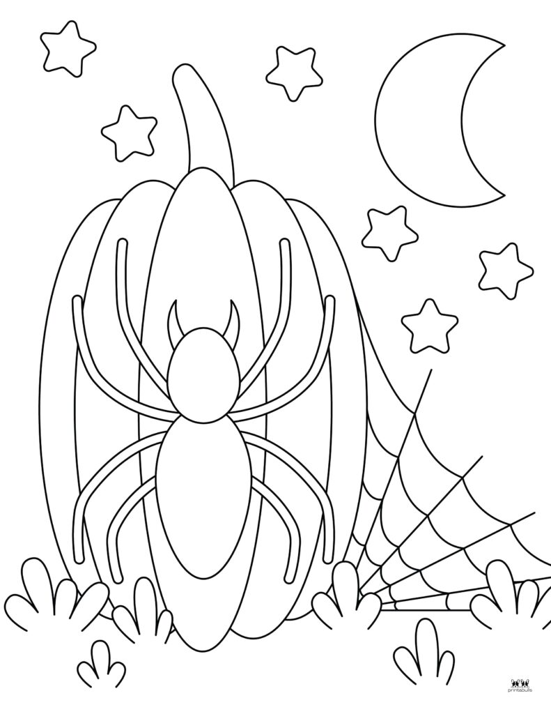 Printable-Halloween-Spider-Coloring-Page-3