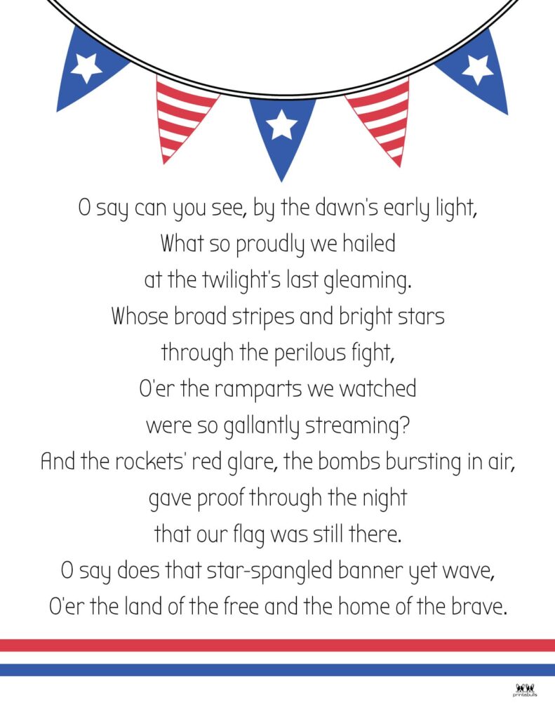 Printable-Star-Spangled-Banner-Lyrics-1