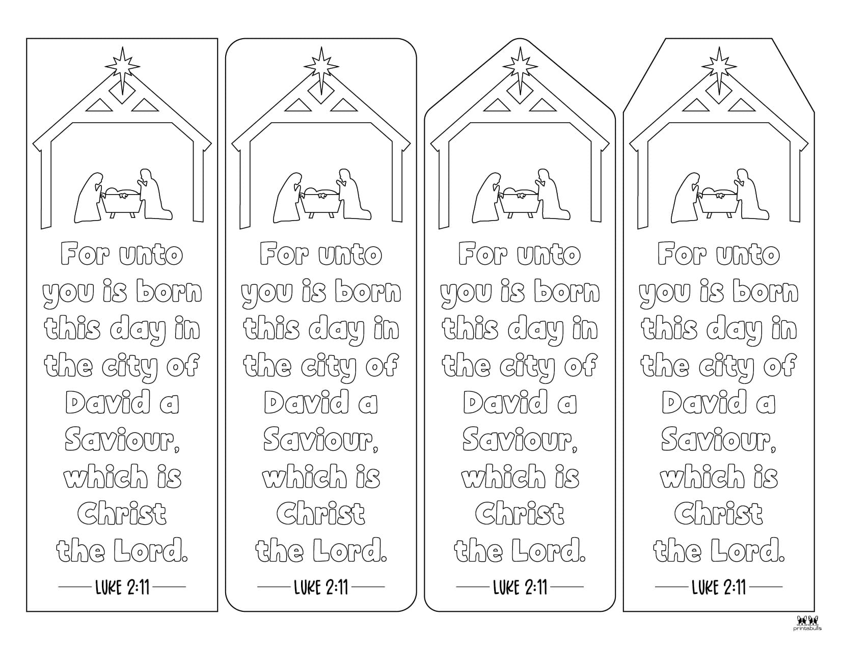 Christmas Bookmarks - 25 FREE Bookmarks | Printabulls
