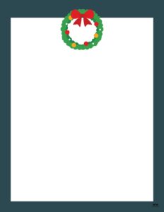 Christmas Borders - 60 FREE Printable Borders | Printabulls