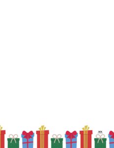 Christmas Borders - 60 FREE Printable Borders | Printabulls