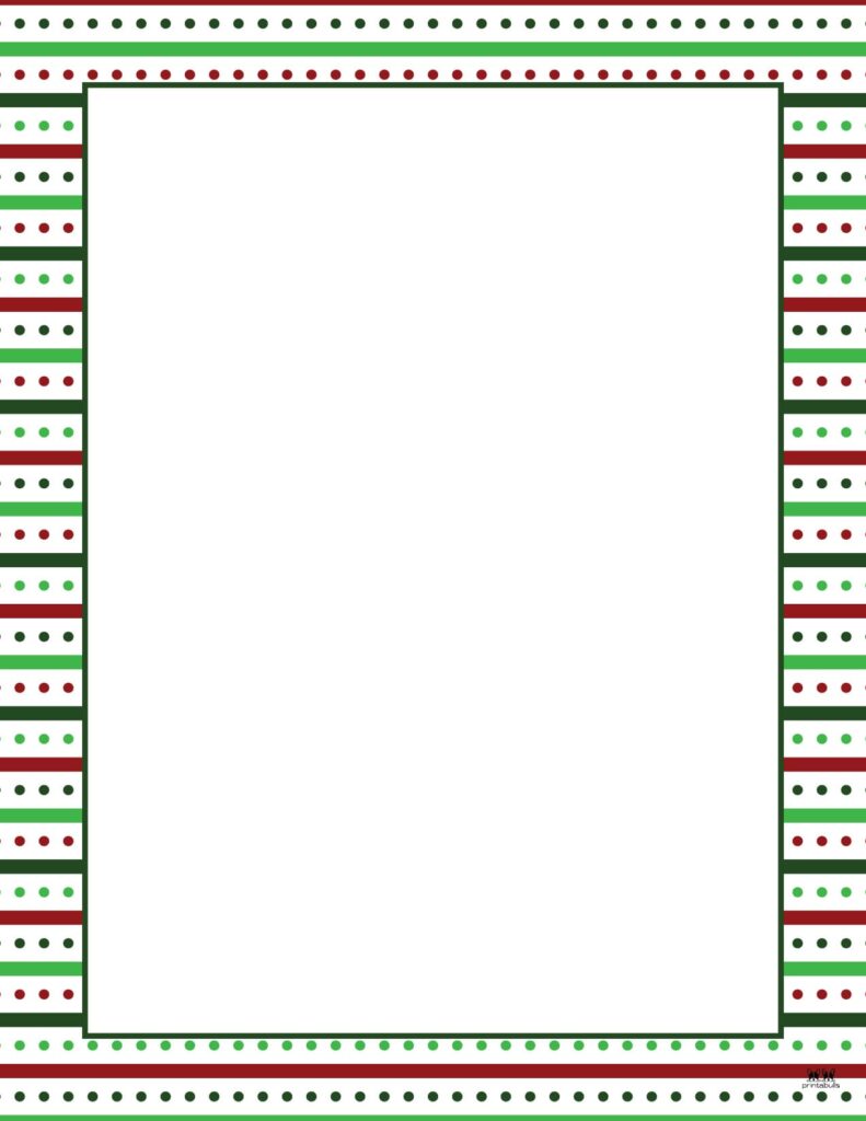 20+ Christmas Borders To Print