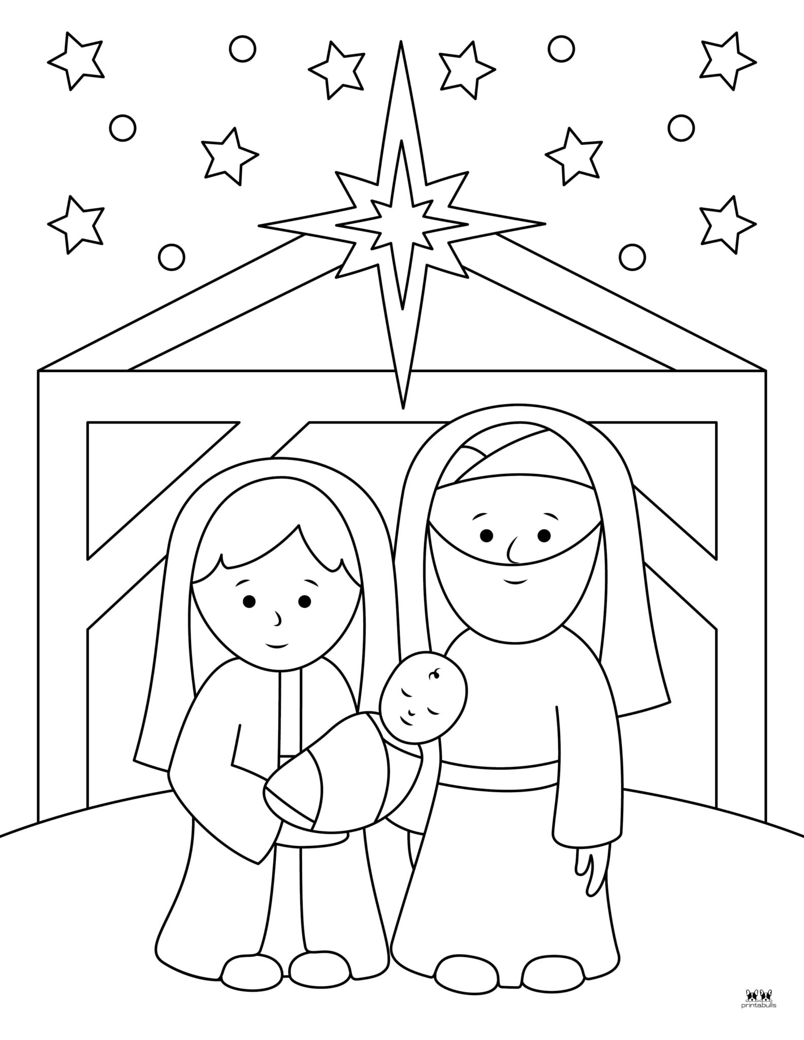 Christmas Stars - 25 FREE Printables | Printabulls