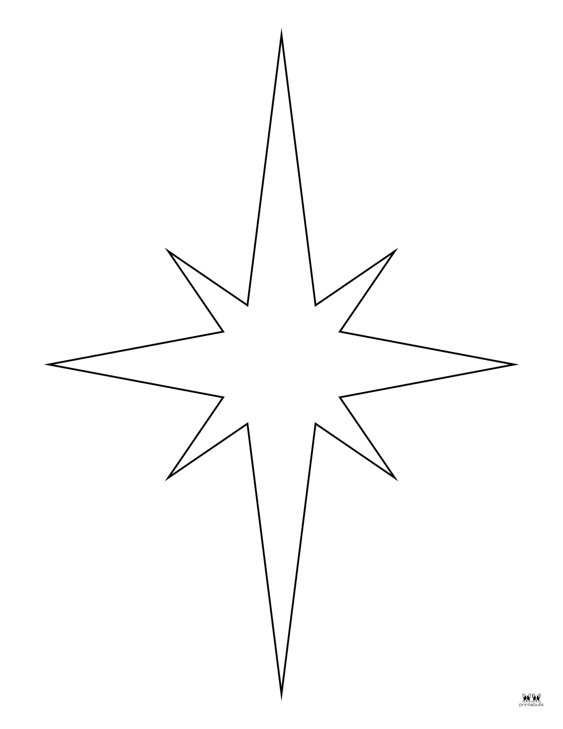Christmas Stars 25 FREE Printables Printabulls