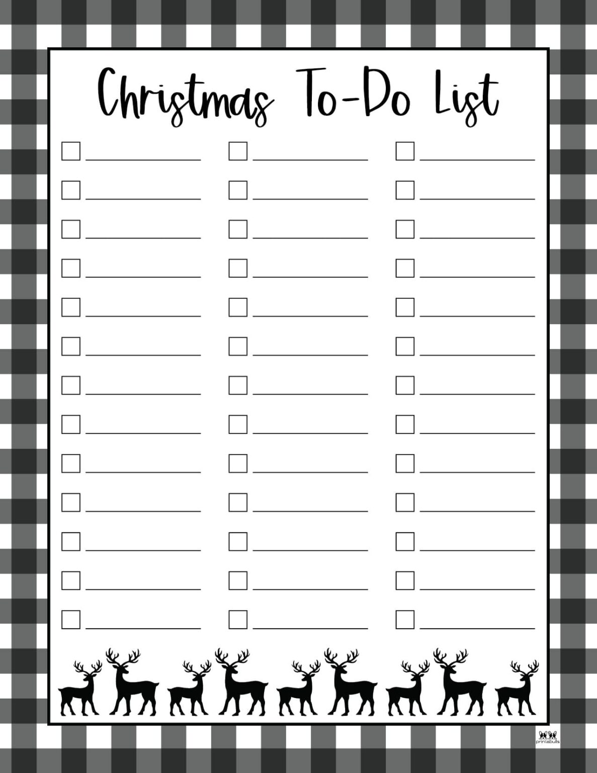 Christmas To Do Lists - 10 FREE Lists | Printabulls