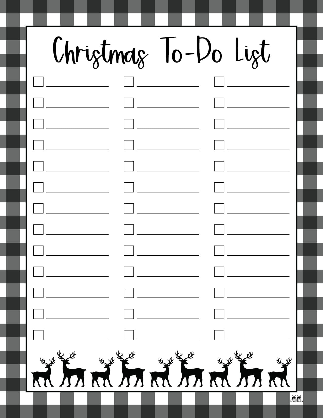 Christmas To Do Lists - 10 FREE Lists | Printabulls