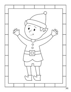 Elf Coloring Pages - 25 FREE Printable Pages | Printabulls