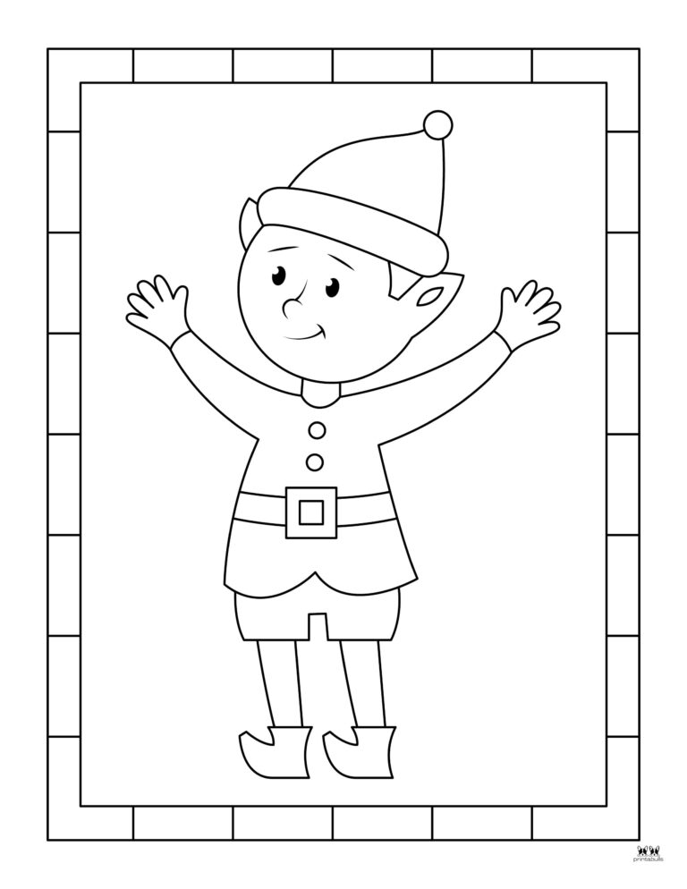 Elf Coloring Pages 25 FREE Printable Pages Printabulls