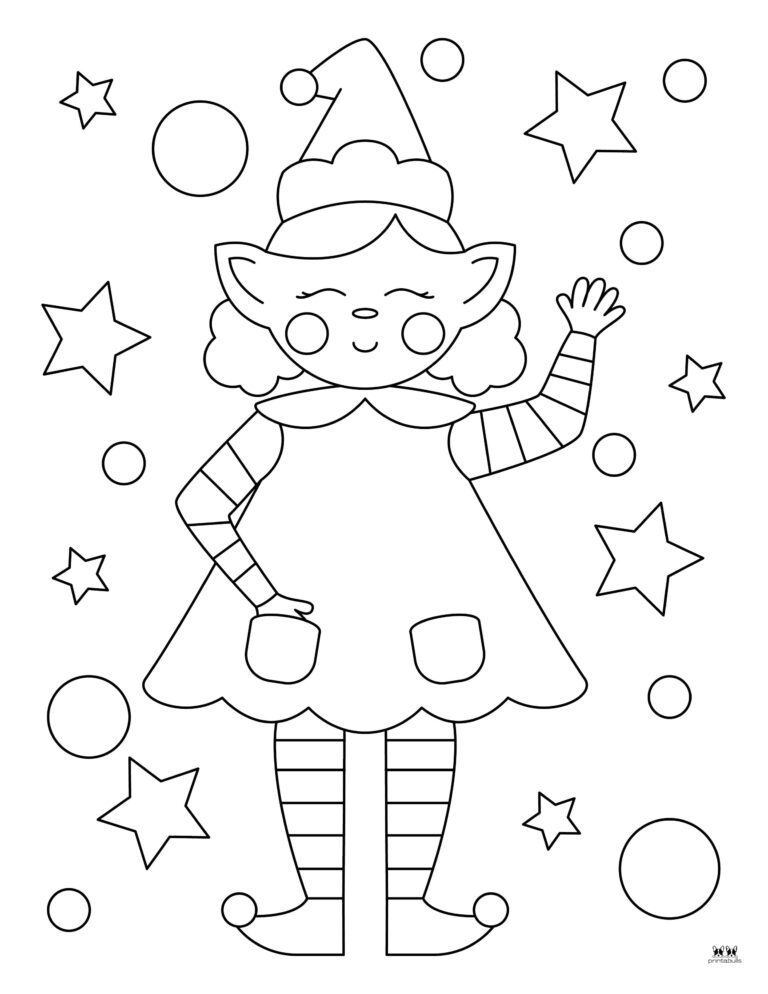 Elf Coloring Pages 25 FREE Printable Pages Printabulls Elf Coloring Pages 25 FREE Printable Pages Printabulls