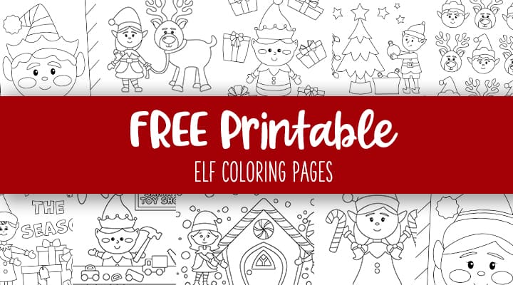 Printable-Elf-Coloring-Pages-Feature-Image
