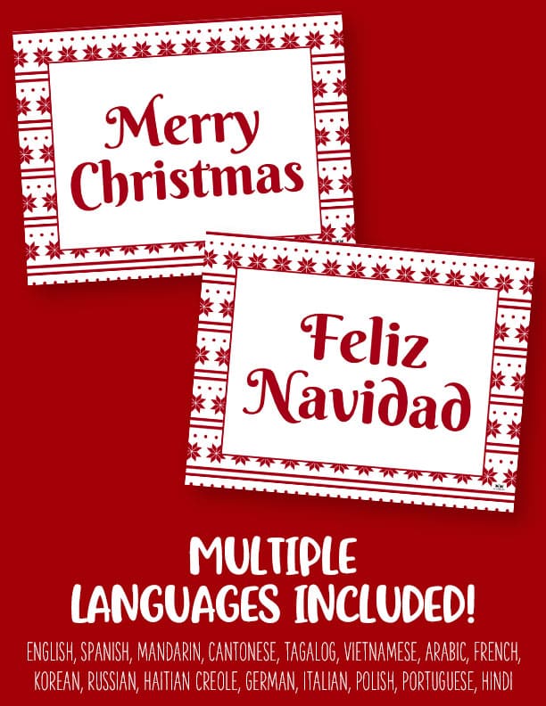 Printable-Merry-Christmas-Sign-Multiple-Languages-1