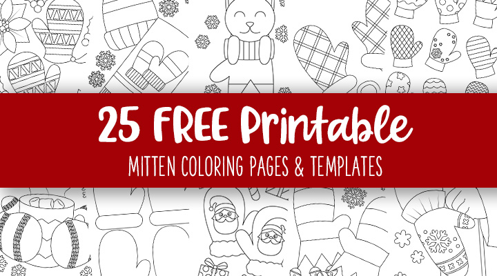 Printable-Mitten-Coloring-Pages-And-Templates-Feature-Image