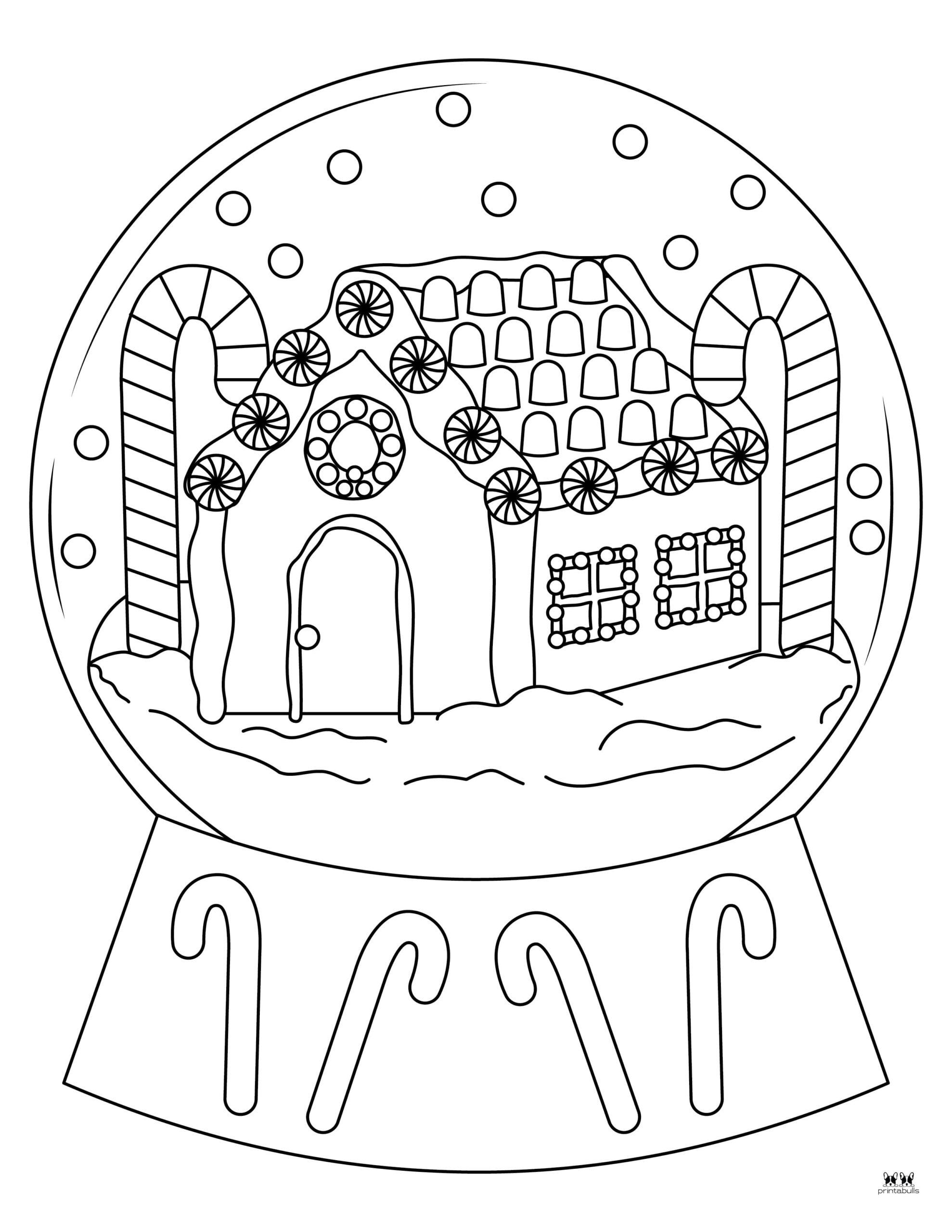 Snow Globe Coloring Pages Templates 25 Pages Printabulls Snow Globe Coloring Pages Templates 25 Pages Printabulls