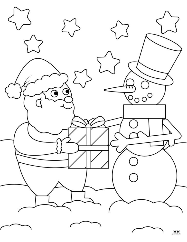 Snowman Coloring Pages &amp; Templates - 35 Pages | Printabulls